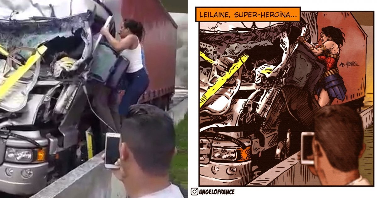 desenho-de-angelo-france-homenageando-leiliane