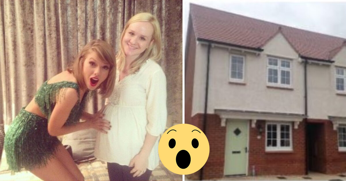 seuamigoguru.com - Taylor Swift descobriu que sua fã estava sem teto e grávida, e resolveu dar a ela uma casa de presente