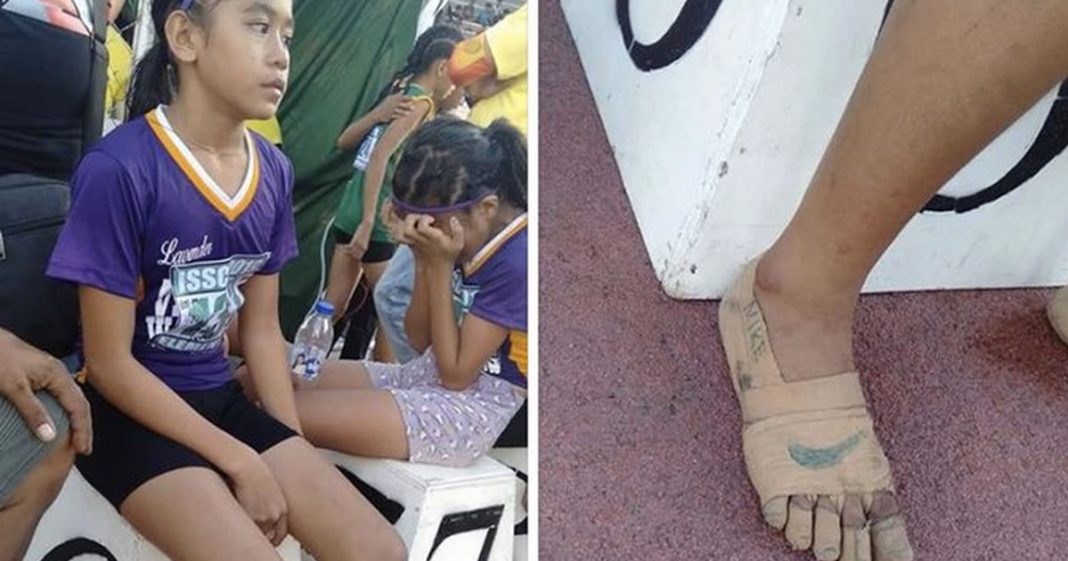Nike resolve ajudar menina que ganhou ouro descalça com a palavra “Nike” desenhado em seus pés