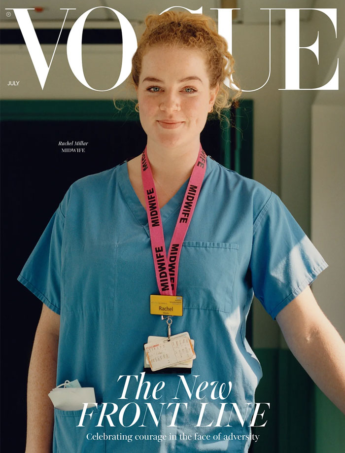 agrandeartedeserfeliz.com - Nova capa da Vogue traz trabalhadores da linha de frente em vez de modelos