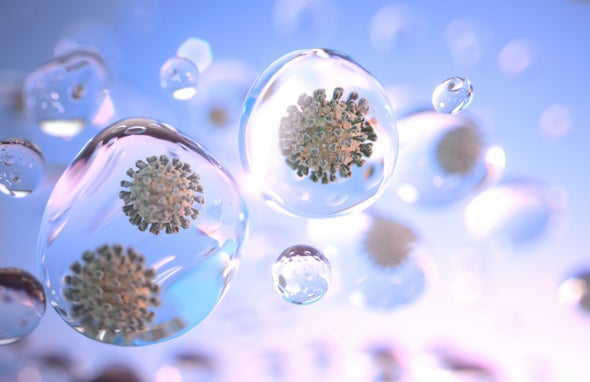 Sabe-se que o novo coronavírus se espalha por grandes gotículas que caem no chão. Mas se não pode ser espalhado por partículas menores no ar, ainda não está claro. Crédito: Getty Images