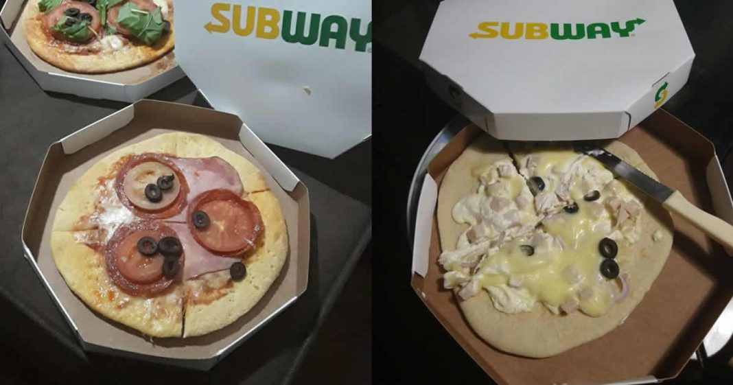 “Se 2020 fosse uma pizza, seria a da subway” escreveu internauta