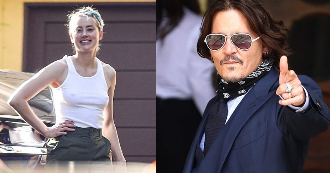 Amber comemora a sua primeira vitória contra Johnny Depp