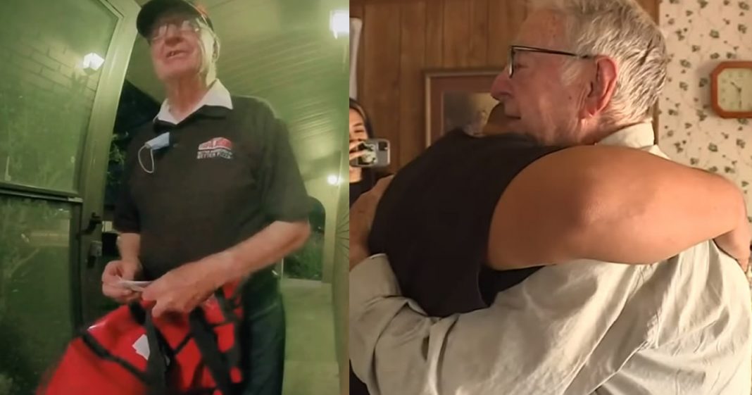 Família dá ao entregador de pizza de 89 anos uma gorjeta de US $ 12 mil.