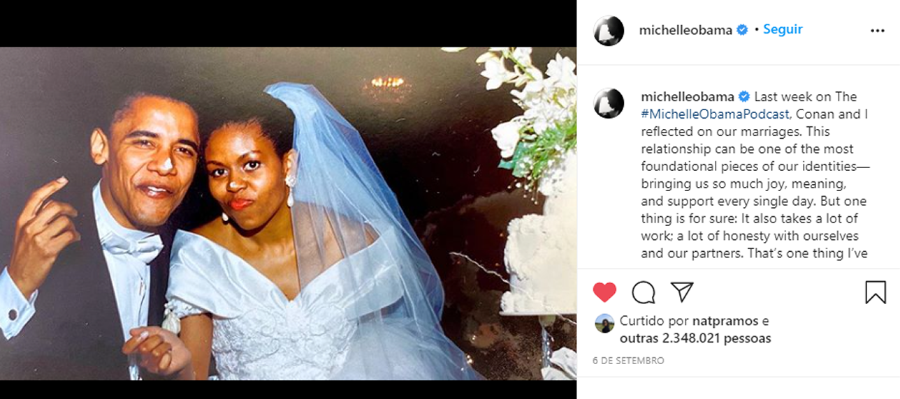 seuamigoguru.com - Michelle Obama: "Um casamento para ser duradouro precisa trazer alegria, significado e apoio"!