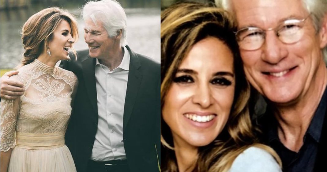 Richard Gere escreve músicas para sua esposa para que ela sinta que é uma mulher de sorte!