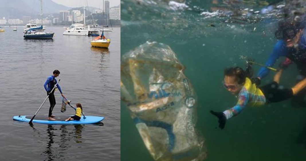 Aos 4 anos, mais jovem ambientalista ganha prêmio por ajudar a limpar praias no RJ