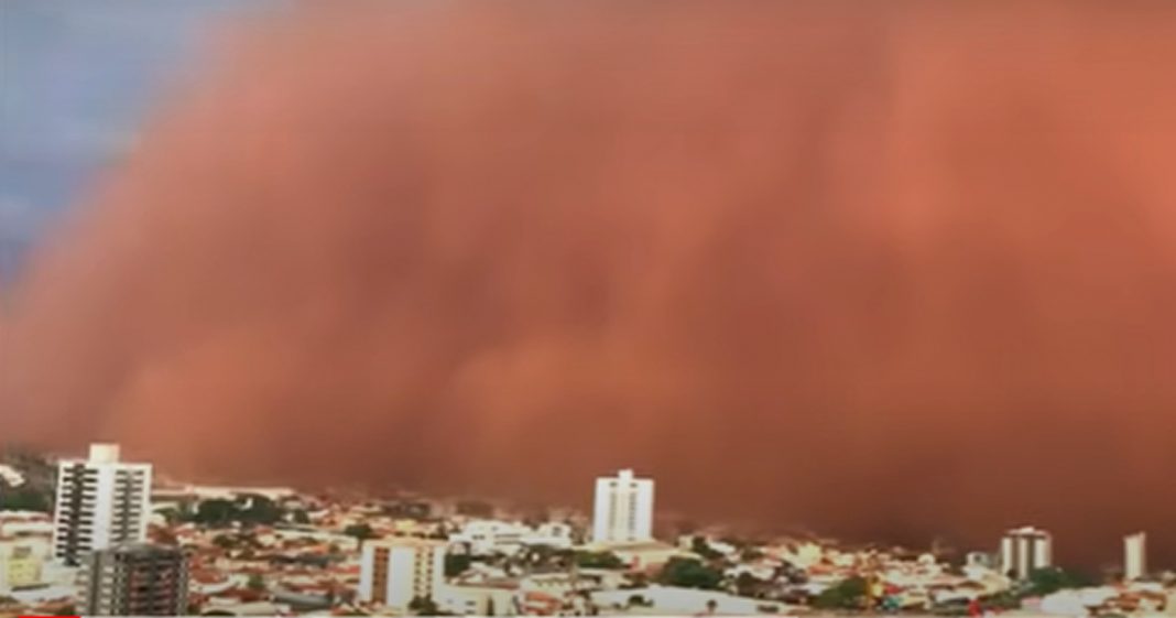 Entenda como se formou a tempestade de areia que atingiu Franca e região