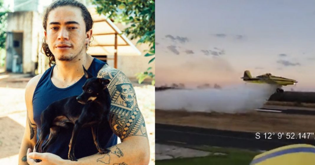 Whindersson Nunes envia avião para o PI e incêndios são controlados