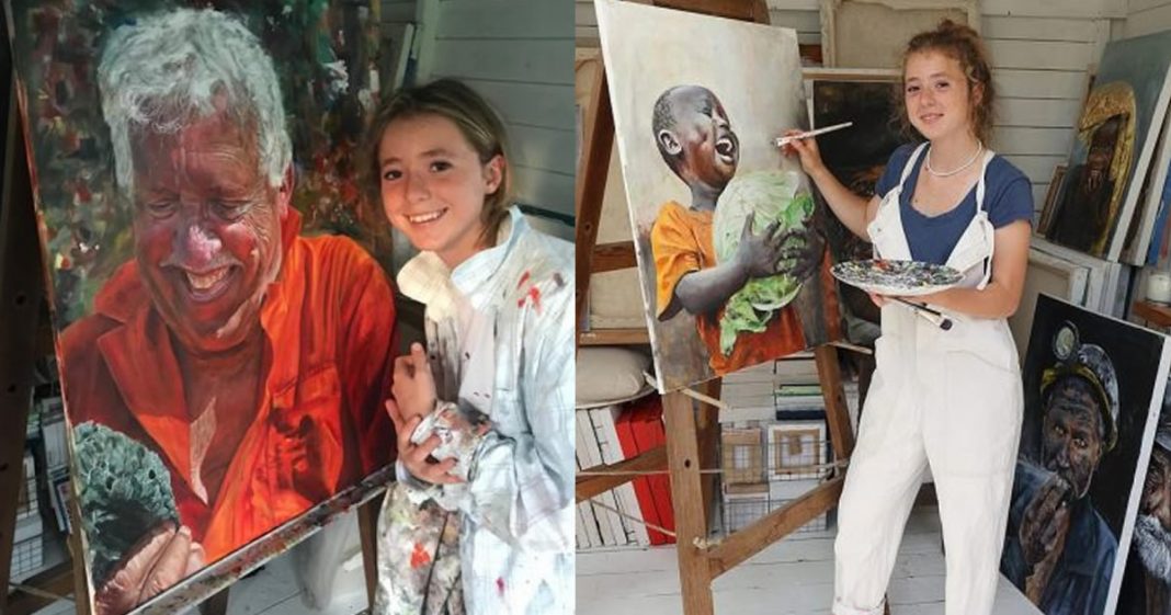 Adolescente começa a pintar na pandemia e cada quadro é vendido a R$ 78 mil
