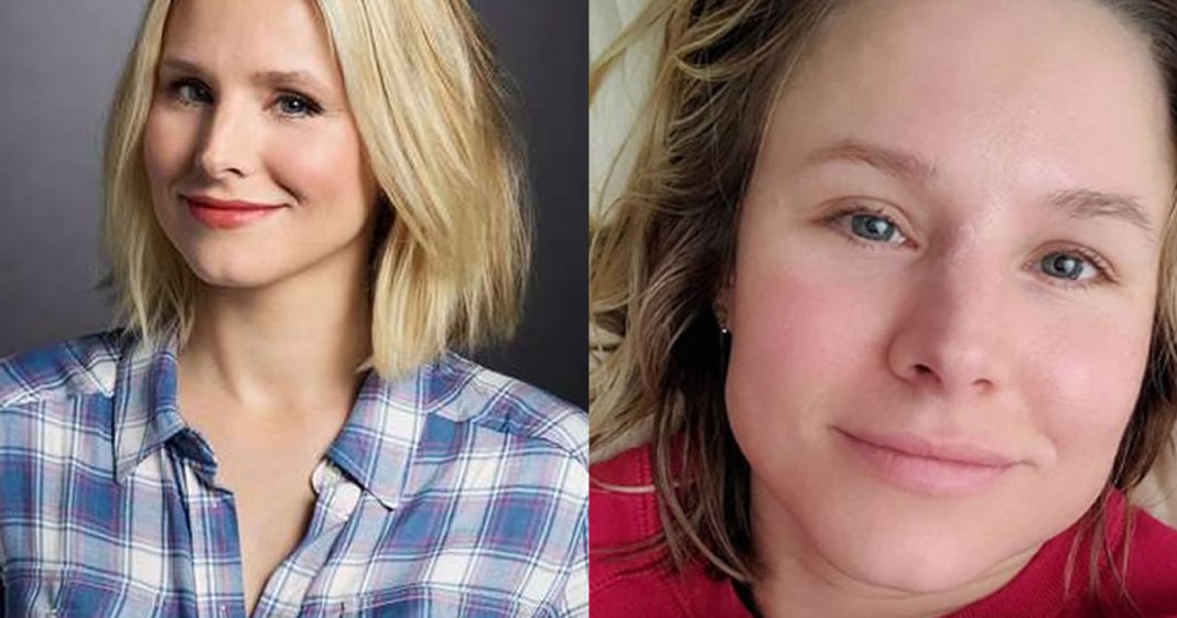 “Eu fico em pedaços quando penso que as pessoas não gostam de mim”, disse a atriz Kristen Bell