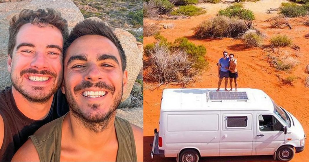 Casal vende tudo para viajar pela Austrália em van sem banheiro