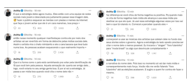 seuamigoguru.com - Bolsonaro é bloqueado por Anitta no Twiter: "Vai catar o que fazer".