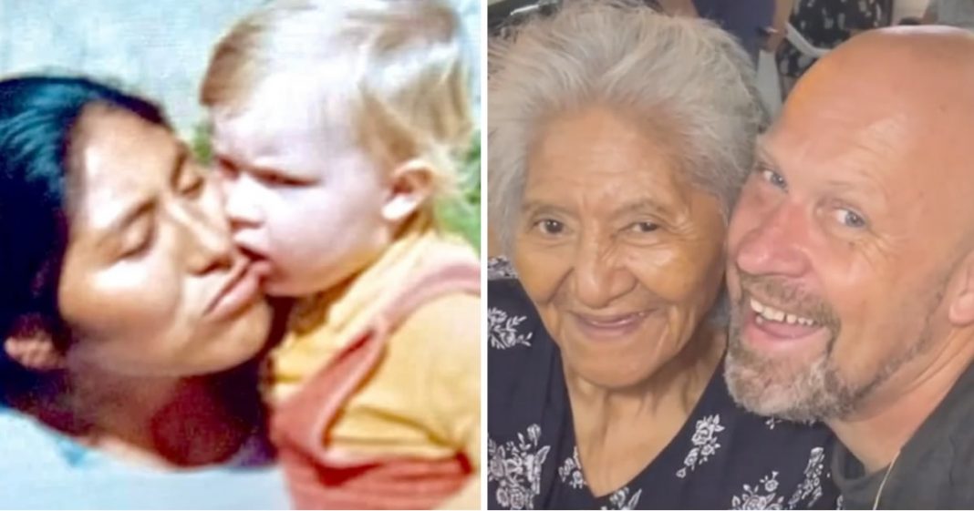 Homem viaja mais de 8 mil km para reencontrar a babá que cuidou dele há 45 anos