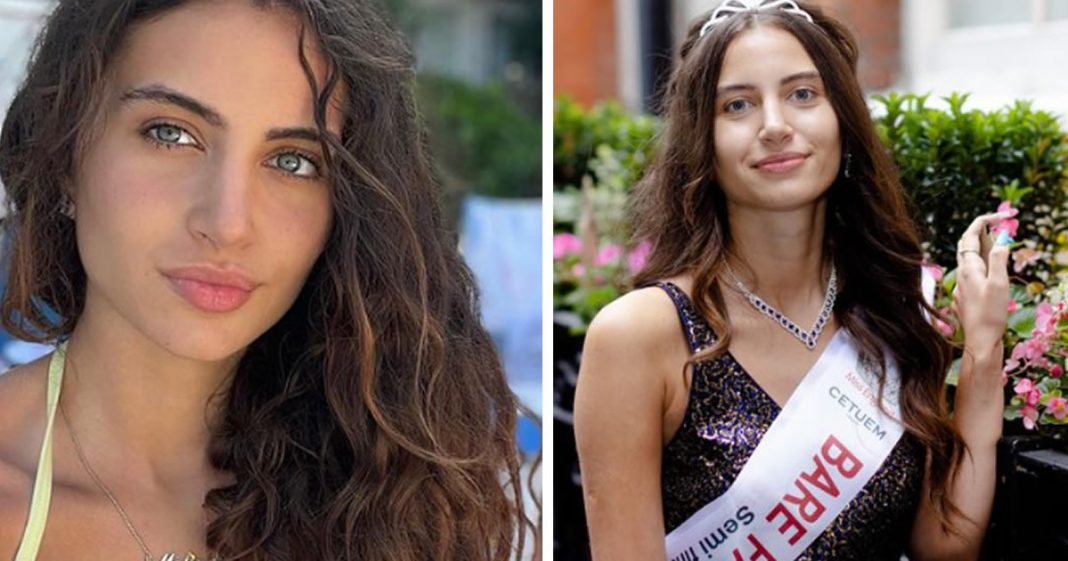 Modelo é a primeira a participar de concurso de Miss sem maquiagem “Isso tem sido libertador”.