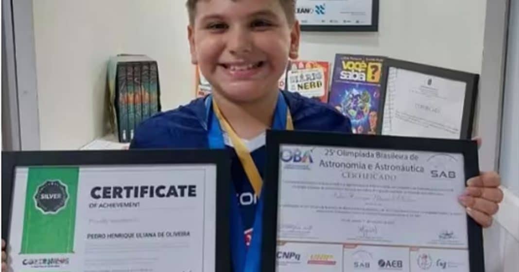 Menino com apenas 9 anos vai disputar Olimpíada de Matemática nos EUA