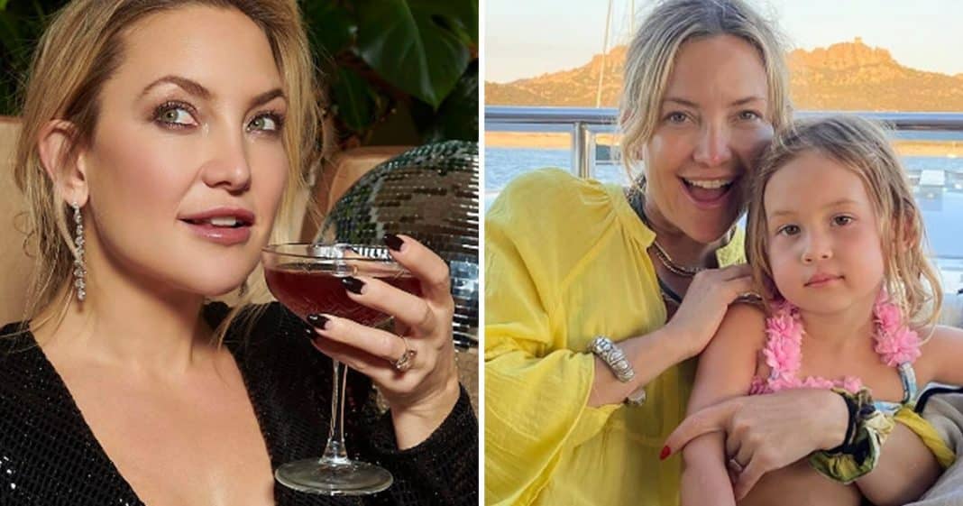 A atriz Kate Hudson diz usar uma abordagem “sem gênero” para criar filhos. “Nem todas as meninas querem ser princesas”.